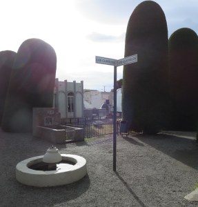 Cemetery so big it has its own street names 