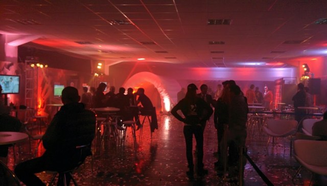 A foggy VIP room